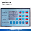 ZONESUN ZS-DTGT900U 100L Mixer Hopper Automatic Rotor Pump Paste Filling Machine Chocolate Cream Hot Sauce Peanut Butter Filler