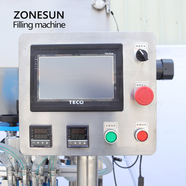 ZONESUN ZS-YTCT4P Constant temperature heating mixing filling machine