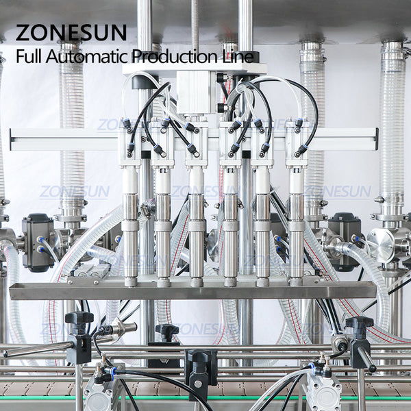 ZONESUN ZS-FAL180AP Automatic Peanut Ejuice Bottle Filling Capping For Glass Bottle Cream Assembly Machine Vibrator