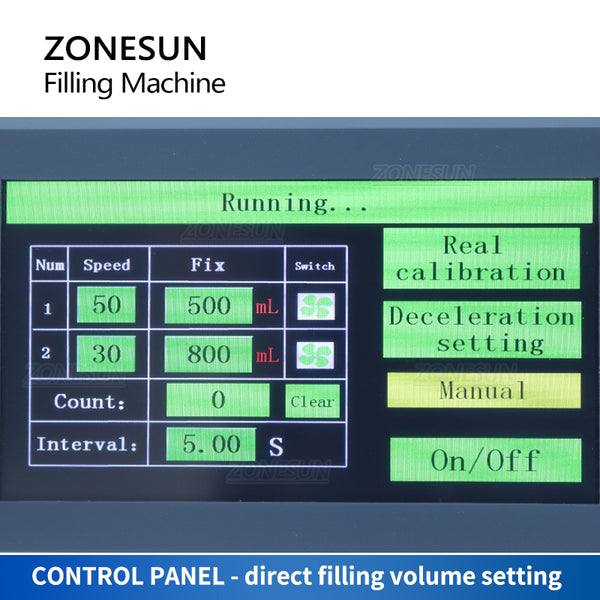 ZS-G25A2 High Flow Rate 22L Magnetic Pump Liquid Filling Machine