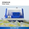 ZONESUN ZS-GLF1P Mini Aluminum Foil Composite Plastic Film PE Bag Sealer Roller Sealing Machine