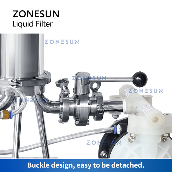 ZONESUN ZS-PF2 Perfume Filter Water Wine Purifier Filtration System Fragrance Producing Front End Diaphragm Pump Explosion-proof