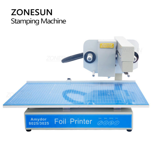 ZONESUN 3025 Digital Automatic stamping Machine Fddeing Movable Plate Foil Printer