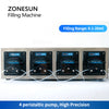 ZONESUN 4 Nozzles Peristaltic Pump Small-volume Liquid Filling Machine ZS-XYZ4A