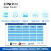 ZONESUN ZS-TIP127 Tabletop Inkjet Date Coding Machine