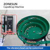 ZONEPACK Automatic Cap Screwing Machine With Customizable Vibratory Cap Feeder ZS-XG16E