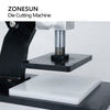 ZONESUN 0.8T Leather Die Cutting Machine Handmade Earring Die Cuts Pressing Machine