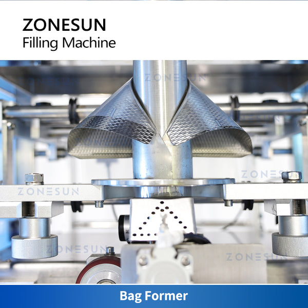 ZONESUN 200L Tank ZS-420GSY Paste Filling Vacuum Sealing Machine Honey Peanut Butter Packet Filler Automatic Feeding Pump