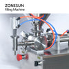 ZONESUN ZS-GTPC1 Pneumatic Piston Pump Paste Filling Machine with Conveyor