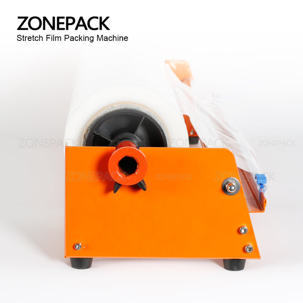 ZONEPACK Manual Stretch Film Wrapping Machine Dispenser Tools Pallet Packing Equipment Film Package Machinery