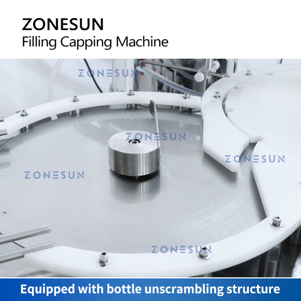 ZS-AFC7 Automatic Eyedrop Liquid Filling Capping Machine Magnetic Pump Dropper Bottles Screwing Vial Essential Perfume