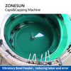 ZONESUN ZS-XG1870R Automatic Essential Oil Cosmetic Liquid Dropper Bottle Capping Machine Vibratory Cap Feeder Products Sprayer