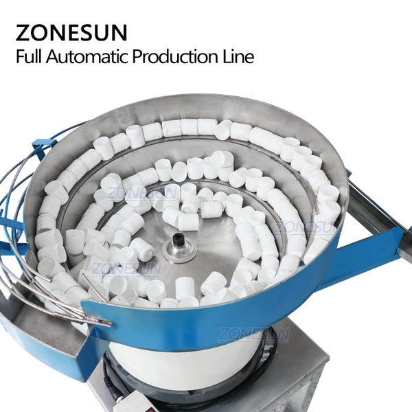 ZONESUN ZS-FAL180AP Automatic Peanut Ejuice Bottle Filling Capping For Glass Bottle Cream Assembly Machine Vibrator