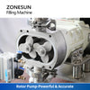 ZONEPACK 50-1500ml Servo Motor Rotor Pump Paste/Viscous Liquid Filling Machine ZS-VTRP1A