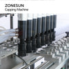 ZONESUN ZS-YTZL8A Automatic 8 Heads Vacuum Filling Machine Beer Essential Oil Perfume Liquid Spray Bottles with Dust Cover