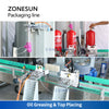 ZONESUN ZS-FE1 Automatic Dry Powder Fire Extinguisher Filling Sealing Labeling Production Line