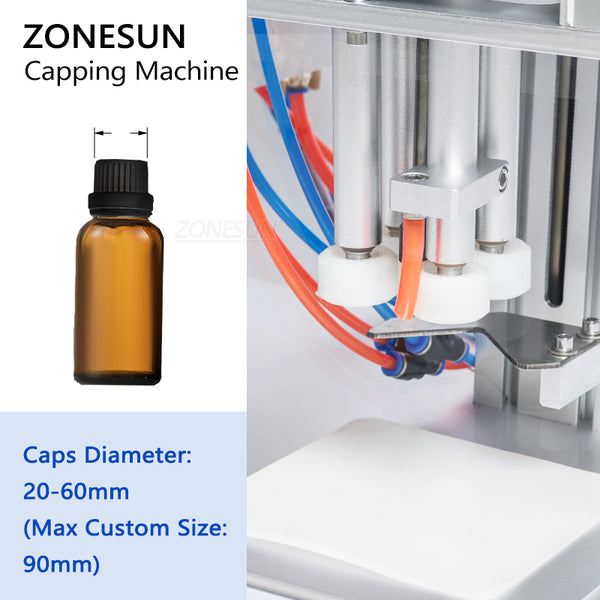 ZS-XG6100 Desktop Dropper  Screw Plastic Glass Bottle Cap Capping Machine