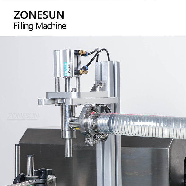 ZONESUN ZS-DTGT900M Automatic Butter Chocolate Rotor Pump Filling Machine With Mixer Heater