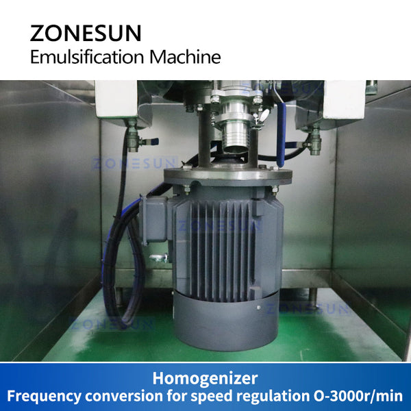 ZONESUN ZS-EM300 Vacuum Mixing Emulsifying Machine