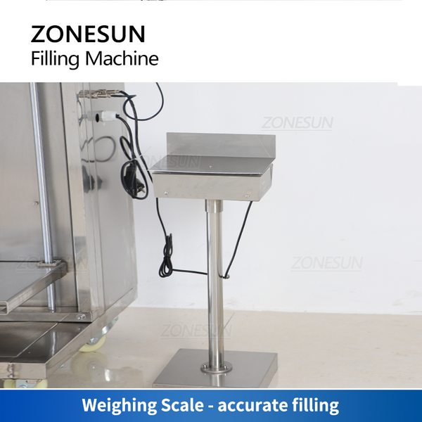 ZONESUN Powder Auger Filling Machine Semi Auto 1-2000g Quantitative Weighing Scale Wheat Flour Spice Protein Bottle Jar ZS-FM710