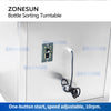 ZONESUN Automatic Round Rotary Bottle Unscrambler Sorting Turntable Arranging Machine ZS-LP800