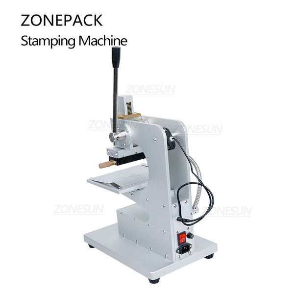 ZONESUN WT-90XTS Leather Hot Foil Stamping Machine with Infrared Locator