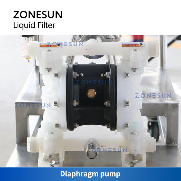 ZONESUN ZS-PF2 Perfume Filter Water Wine Purifier Filtration System Fragrance Producing Front End Diaphragm Pump Explosion-proof