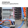 ZONEPACK Automatic Vacuum Capping Machine With Cap Feeder ZS-XGVS1