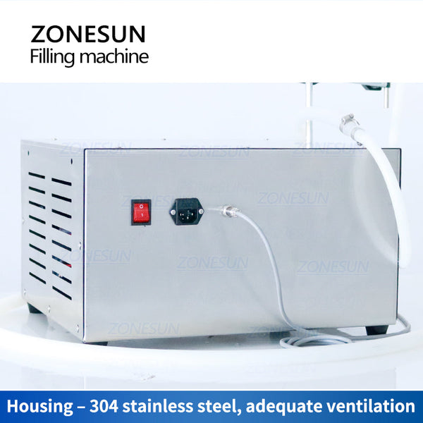 ZS-YTPPR1 Semi Automatic 10L Large Flow Glue Peristaltic Pump Liquid Filling Machine