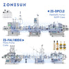 ZONESUN ZS-DPCL2/ZS-FAL180D5  Filling Capping Labeling Machine Production Line