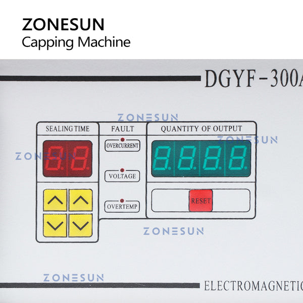 ZONESUN ZS-FK300 Sharp Pointed Bottle Aluminium Foil Film Sealing Machine