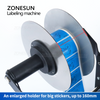 ZONESUN ZS-TB16P Semi Automatic Electric Round Bottle Labeling Machine