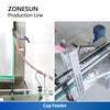 ZONESUN ZS-FMYG1 Auger Filling Capping  Production Line Servo Motor Bottle Jar Packaging Machine