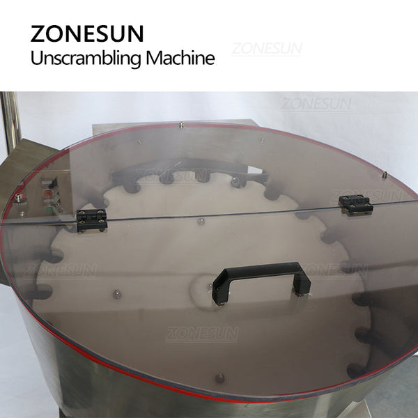 Automatic Rotary Bottle Sorting Unscrambler For Production Line ZS-LP750