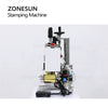 ZONEPACK Foil Paper Running Hot Foil Stamping Machine Counter Function Leather Embossing Estampadora