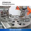 ZONESUN Automatic Cup Ice Cream Paste Feeding Filling Sealing Machine ZS-FS600