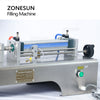 ZONESUN ZS-GTPC1 Pneumatic Piston Pump Paste Filling Machine with Conveyor