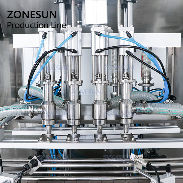 ZONESUN ZS-FAL180P5 Essential Oil Automatic Water Bottle Filling And Capping Machine For Small Bottle