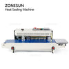 ZONEPACK FR-900 Automatic Continuous film sealing machine, plastic bag package machine, Expanded food band sealer