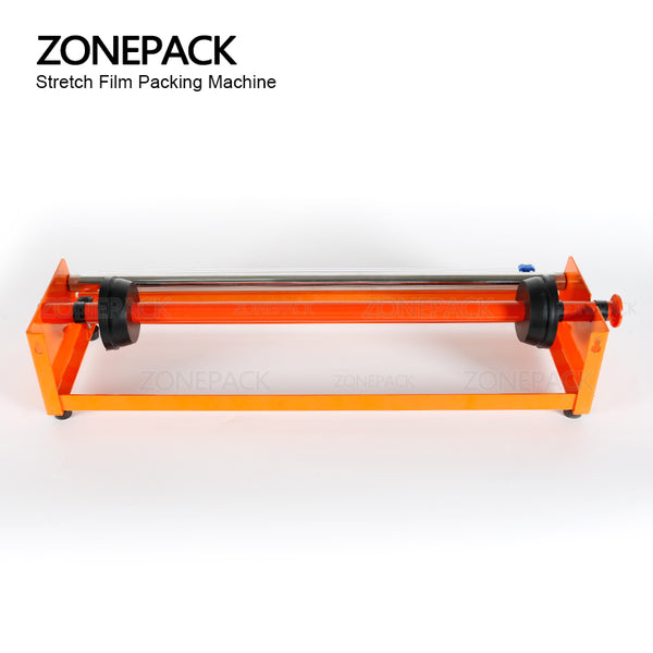 ZONEPACK Manual Stretch Film Wrapping Machine Dispenser Tools Pallet Packing Equipment Film Package Machinery