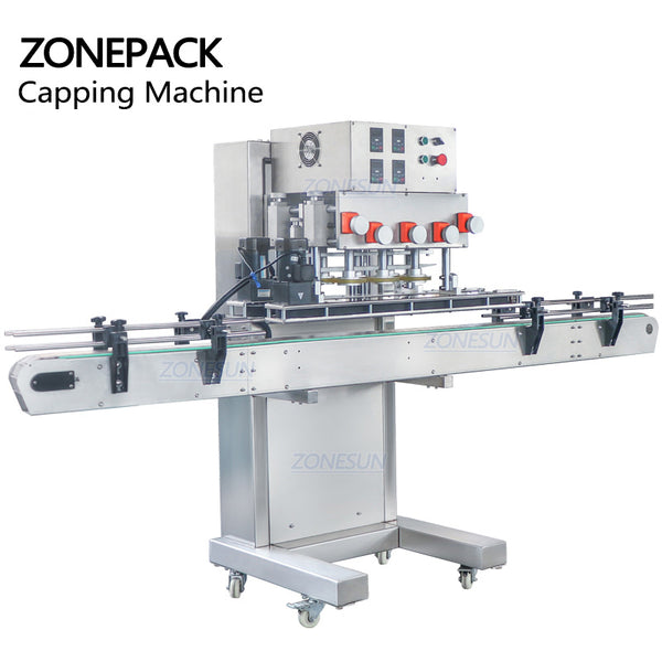 ZS-XG440B Fliptop Spray Twist Off Pneumatic Plastic Glass Bottle Vial Screw Capping Machine