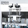 ZONESUN ZS-SV4GB Whipped Cream Ketchup Bottle Chili Sauce Shampoo Jam Honey Servo Filling Machine