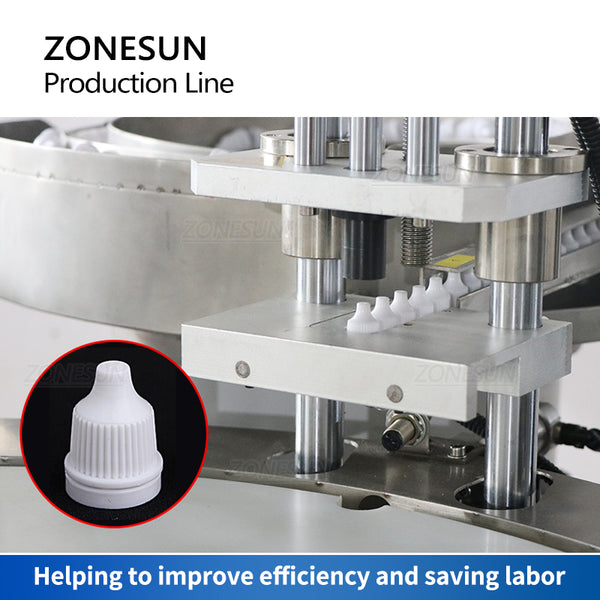 ZONESUN ZS-FAL180A10 Automatic Dropper Bottle Production Line Essential Oil Eyedrop Liquid Filling Capping Labeling Machine