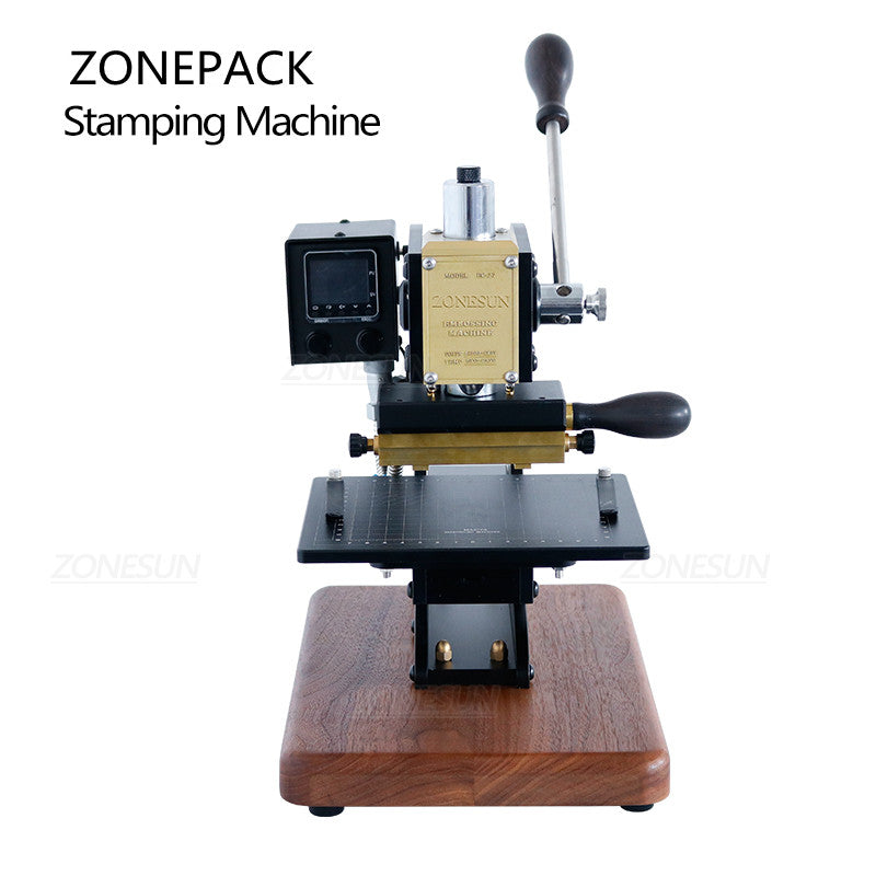 ZONEPACK Press Trainer Hot Foil Stamping Machine for Leather Wood Pape –  ZONESUN