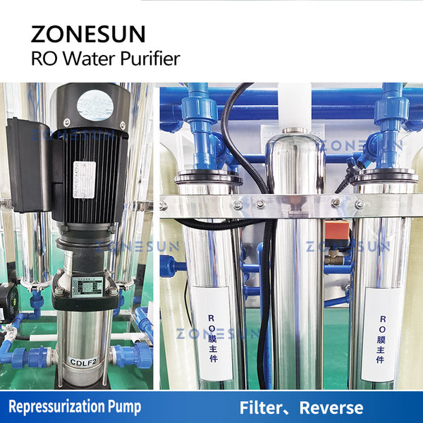 ZS-WP500L Reverse Osmosis Water Purifier Water Purification Equipment