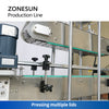 ZONESUN ZS-FMYG1 Auger Filling Capping  Production Line Servo Motor Bottle Jar Packaging Machine