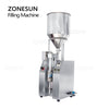 ZONESUN ZS-YTCP12V 1-12ml Pneumatic Syringe Filling Machine for Liquid Paste Ceramic Plunger Pump with 20L Hopper