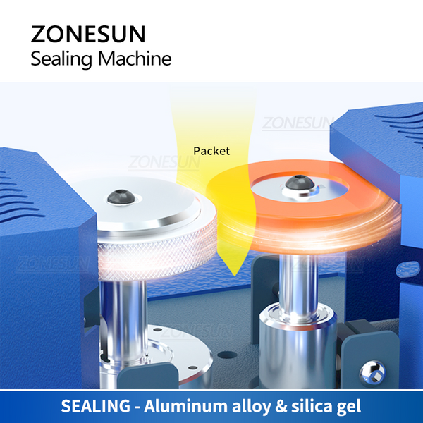 ZS-GLF1 Portable Bag Sealer Aluminum Foil Composite Plastic Film PE Paper Sealing Machine