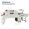 ZONESUN ZS-SPL3 L type Strech Film heat shrink packing machine cutting and sealing