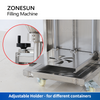 ZONESUN Powder Auger Filling Machine Semi Auto 1-2000g Quantitative Weighing Scale Wheat Flour Spice Protein Bottle Jar ZS-FM710